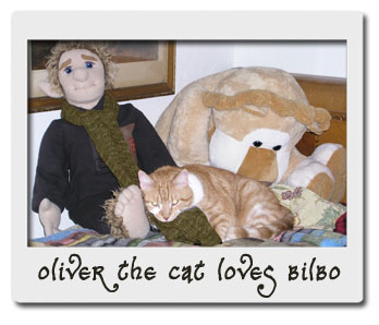 Bilbo and Oliver the Cat