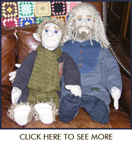 Bilbo and Fili 36-inch Dolls
