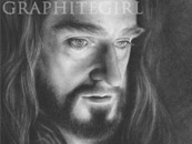 Thorin Oakenshield Pencil Portrait by Bethany Moy