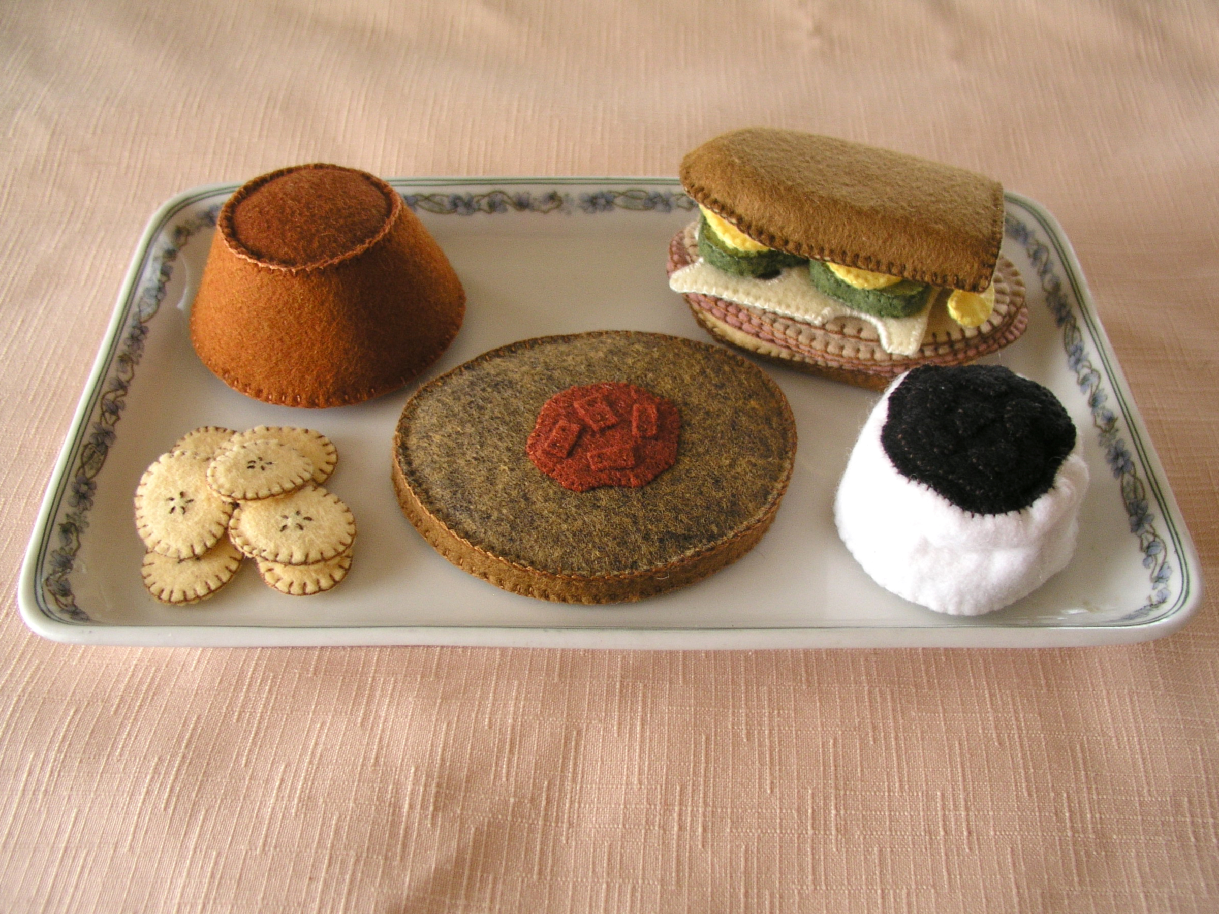 felt play food