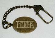 Kili's Rune Stone Hobbit Key Chain